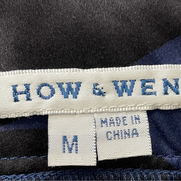 How& wen women: silk tank top size medium with geometric print in multi color - Picture 3 of 3